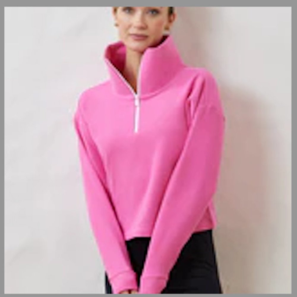Dunning Pullover in Terry Fleece (Bubble Gum Pink) SM
